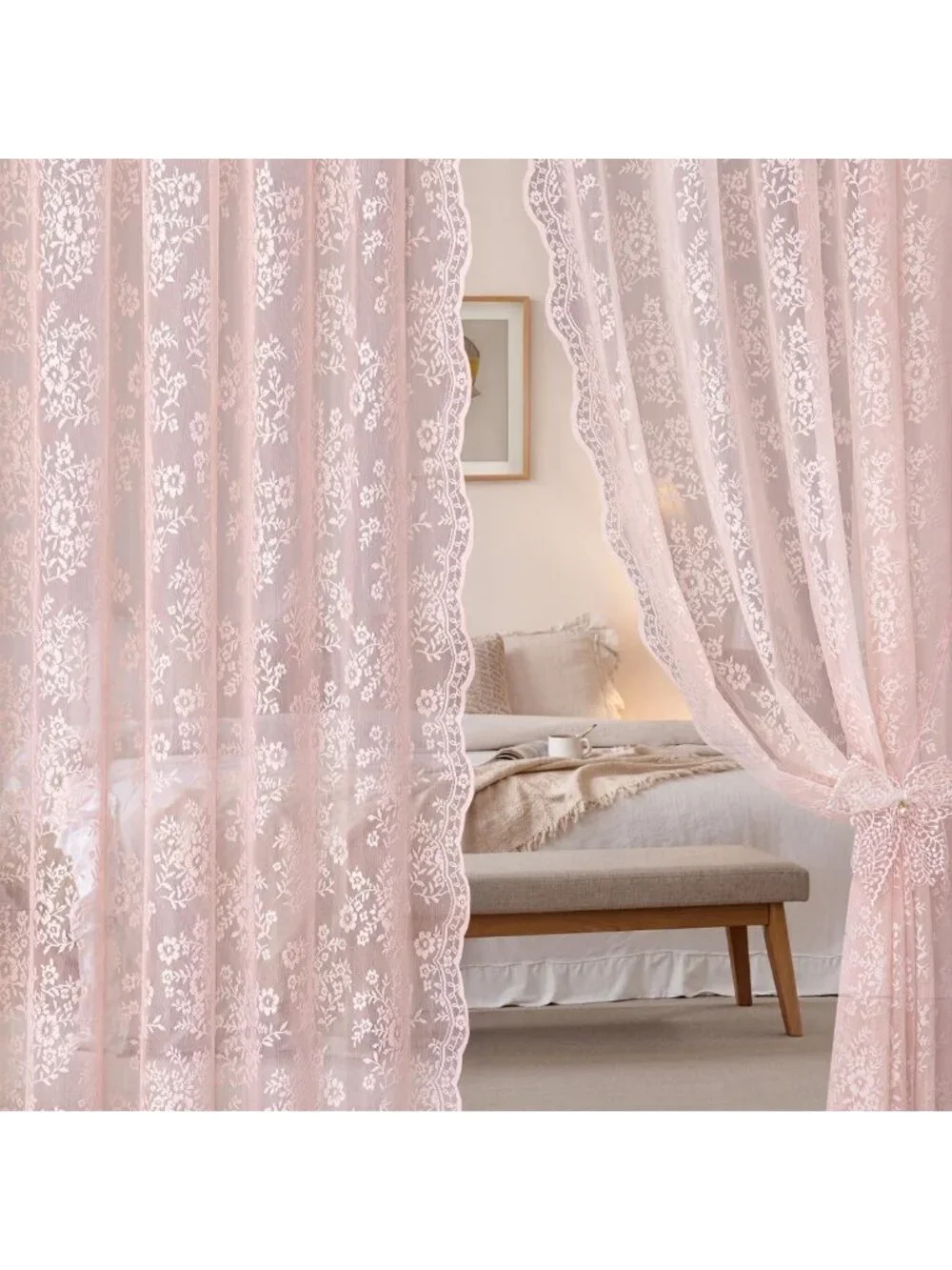 Elegant Vintage Lace Curtains 84
